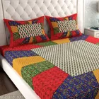 Cotton Double Bedsheet with 2 Pillow Cover 