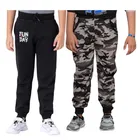 Cotton Blend Regular Fit Trackpants for Boys & Girls 