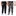 Cotton Blend Regular Fit Trackpants for Boys & Girls (Black & Grey, 15-16 Years) (Pack of 2)