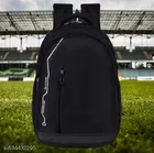 Polyester Backpack for Men & Women, Black