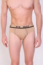 T.T. Jazz Top Elastic Briefs for Men, Assorted (85 cm)