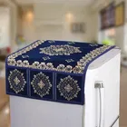 PVC Waterproof Fridge Top Cover with 4 Pcs Shelf Mats 