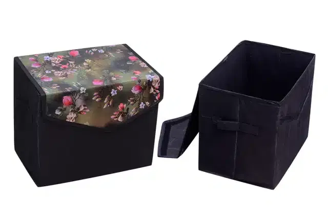PVC Printed Toys Storage Box (Multicolor)
