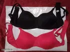 Cotton Solid Bra for Women & Girls, Multicolour, Pack of 3 