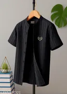 Striped Cotton Blend T-Shirt for Boys 