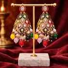 Alloy Earrings for Women & Girls, Multicolour