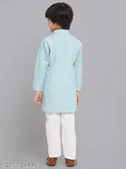 Cotton Blend Kurta with Pyjamas for Boys 