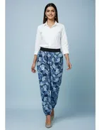 Synthetic Pant for Girls, Multicolour 