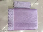 Jimmy Choo Solid Saree For Women, Lavender