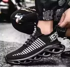 Stylish Sports Shoes For Men (Black, 10)