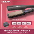 Nova Temperature Control Professional Nhs 860 Hair Straightener 