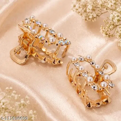 Hair Pins for Women (Gold, 3 Pcs)