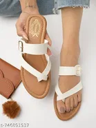 Shoetopia Flat White Size 3.0