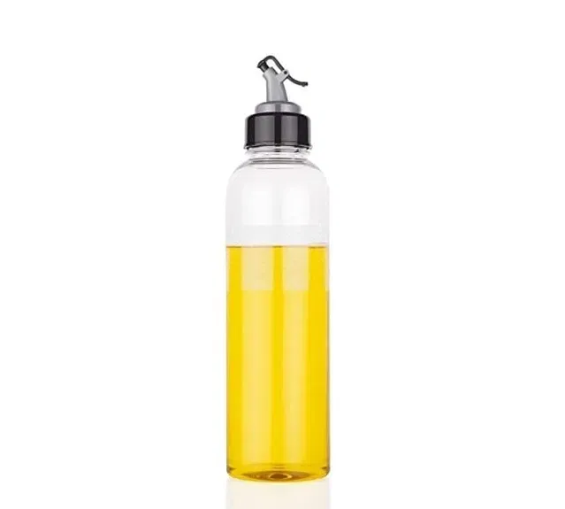 1 Litre Food-Grade Plastic Transparent Oil Dispenser For Cooking (Pack Of 1)