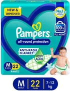 पेम्पर्स डायपर पैंट्स - M 