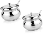 Stainless Steel Puja Ghee & Oil Container (Silver, Pack of 1)