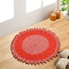 Polypropylene PP Doormat, Red, Pack of 2 