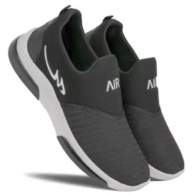 Solid Mens Casual Shoes (Grey, 6)