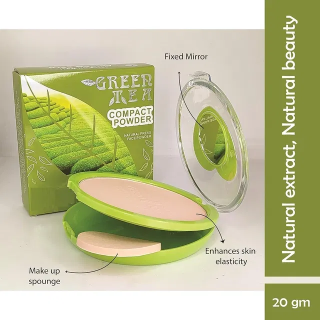 Pippal Green Tea Powder Compact (20 g)
