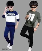 Cotton Clothing Set for Boys, Multicolour, Pack of 2 