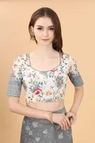 Trendy Zoya Silk Saree with Blouse Piece For Women 