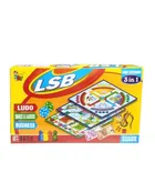 3 in 1 Family Games Board (Multicolor)