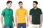 Polo T-shirts for Men, Pack of 3 