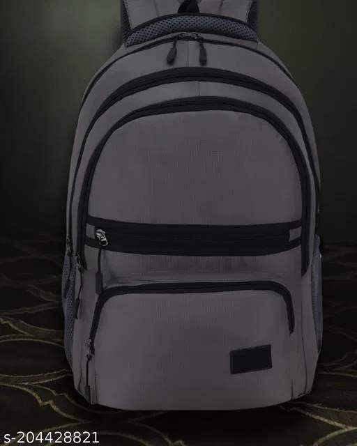 Nylon Backpack for Men & Women, Grey