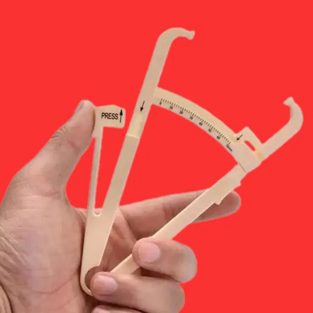 Lightweight Eco-Friendly Body Fat Measuring Caliper (Multicolor, Pack of 1)