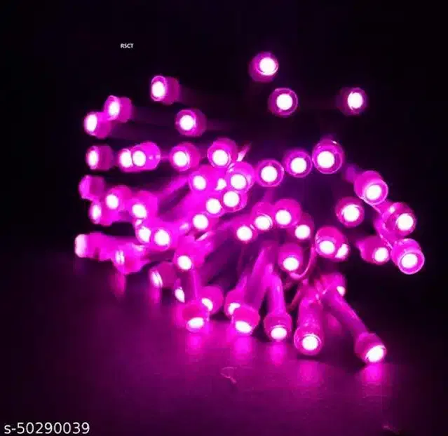 Indoor String Lights (Pink, 15 m)