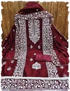 Embroidered Floral Patiala Suits for Women 