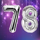 Foil Balloon for Birthday Celebration, No. 78 