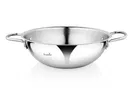 BRODEES Stainless Steel Kadhai 29 cm diameter 