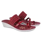 Flats for Women, Maroon 