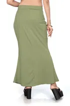 Lycra Solid Saree Petticoat for Women 