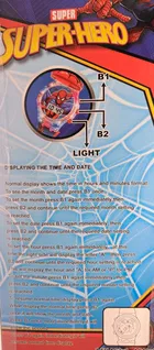 Synthetic Rakhi with Light Watch for Kids 