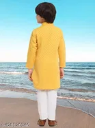 Cotton Blend Kurta with Pyjama for Boys 