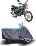 Polyester Waterproof Bike Cover for Hero Motocorp Splendor Plus 