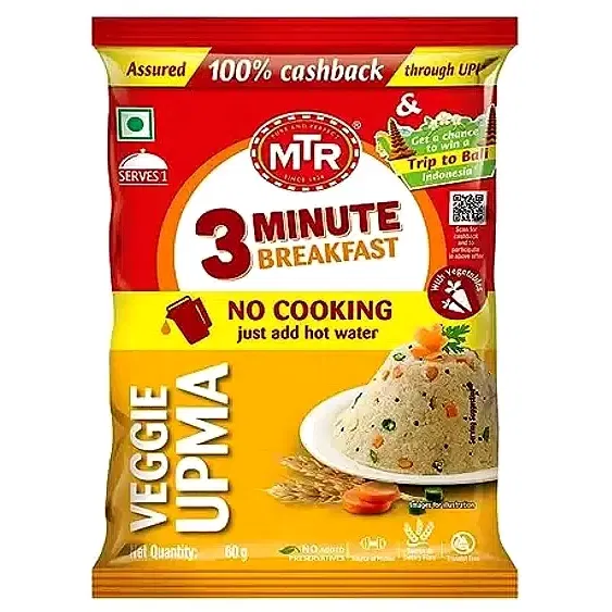 MTR Vegetable Upma 60 g