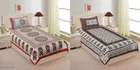 Cotton Single Bedsheet with Pillow Cover 