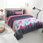 Polycotton Double Bedsheet with 2 Pillow Cover 