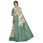 Linen Printed Saree for Women 