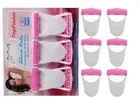 Plastic 6 Pcs Disposable Body Razor for Women (White & Pink, Pack of 1)