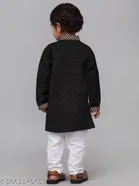 Cotton Blend Kurta with Pyjama for Boys 