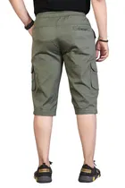 Cotton Cargo Three Fourths Pant for Men 