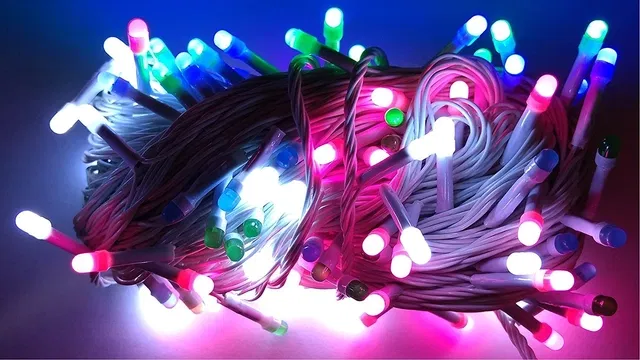 String LED Light, Multicolor Pixel (15 Meter, Pack of 1)