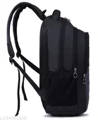 Polyester Backpack for Men & Women, Black