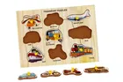 Wooden Transport & Vehicle Puzzle Board Games for Kids 