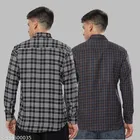 Polycotton Checked Shirts for Men, Multicolor 