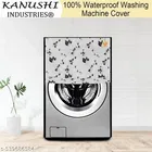 KANUSHI Industries® 100% Waterproof & Dustproof Front Load Automatic Washing Machine Cover